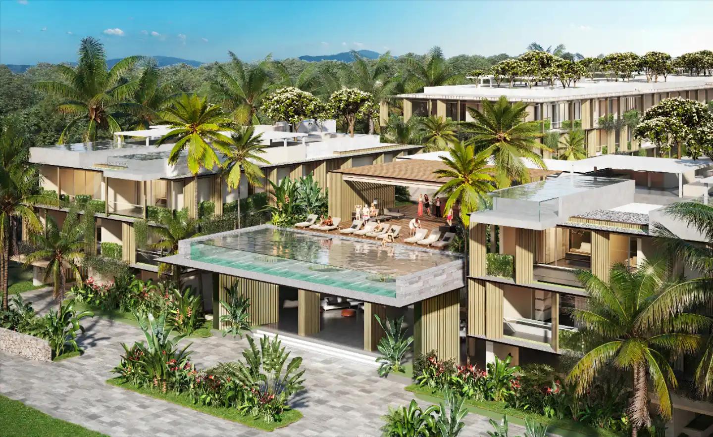 Interior view of Gardens of Eden Residences - 1 Bedroom Condo for Sale on Bangtao Beach
