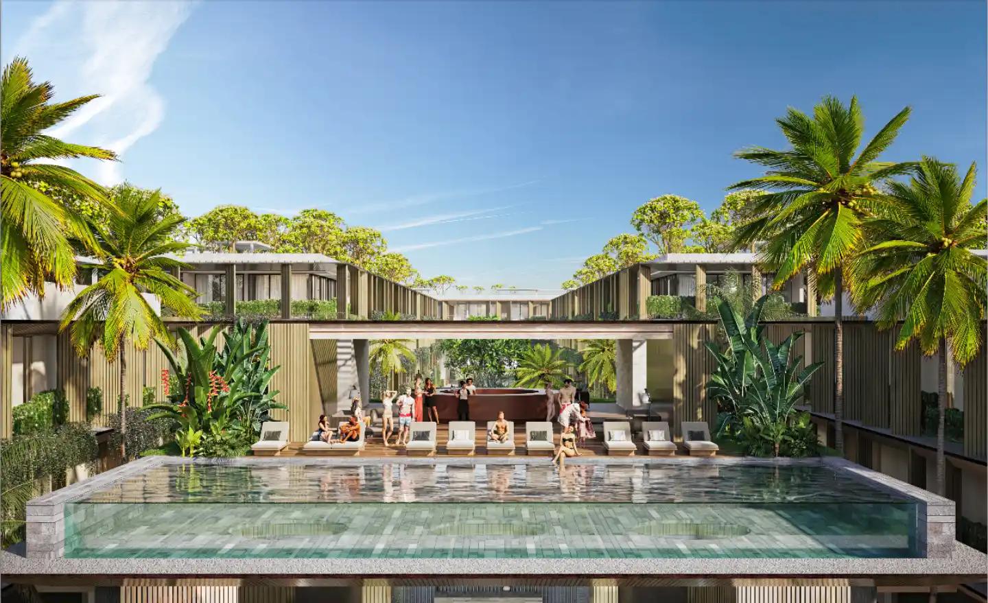 Interior view of Gardens of Eden Residences - 1 Bedroom Condo for Sale on Bangtao Beach