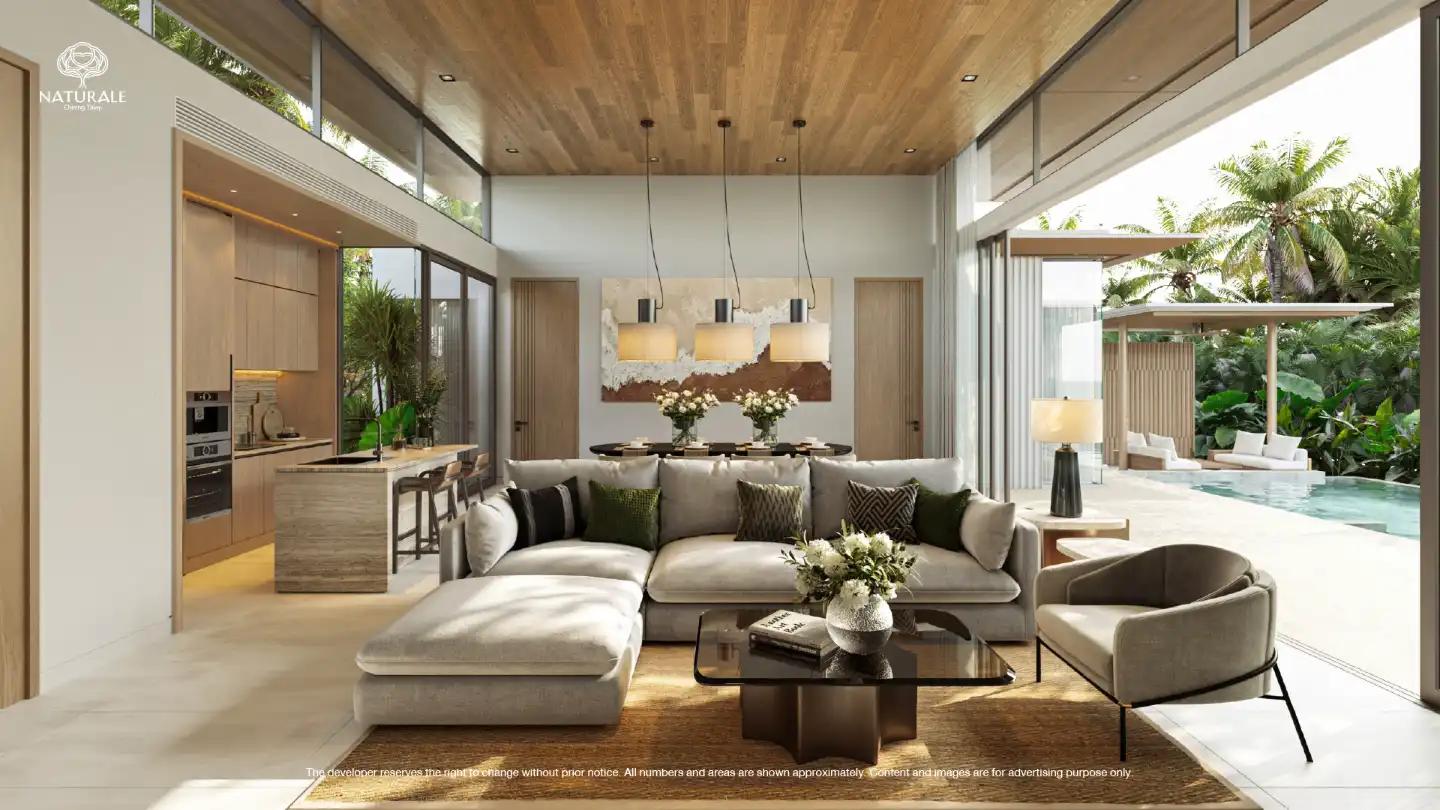 Interior view of 3 Bedroom Luxury Naturale Villas for Sale in Bangtao