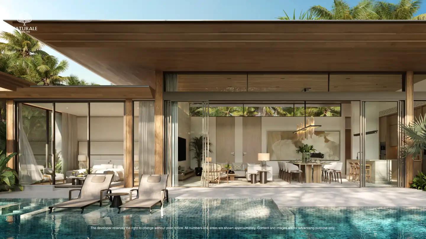 Interior view of 4 Bedroom Luxury Naturale Villas for Sale in Bangtao