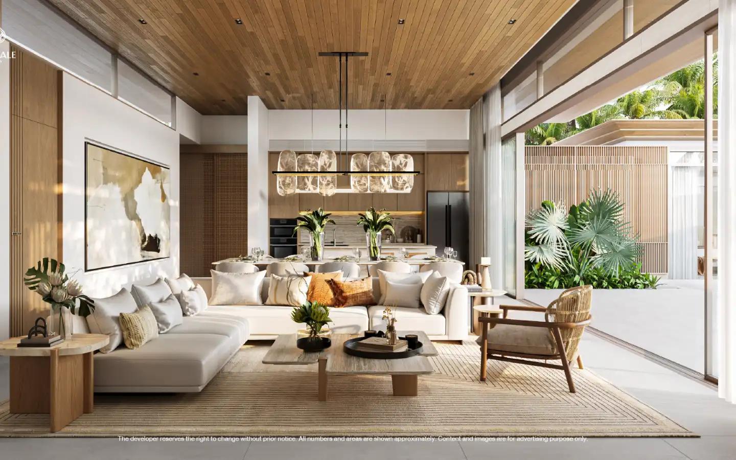 Interior view of 4 Bedroom Luxury Naturale Villas for Sale in Bangtao