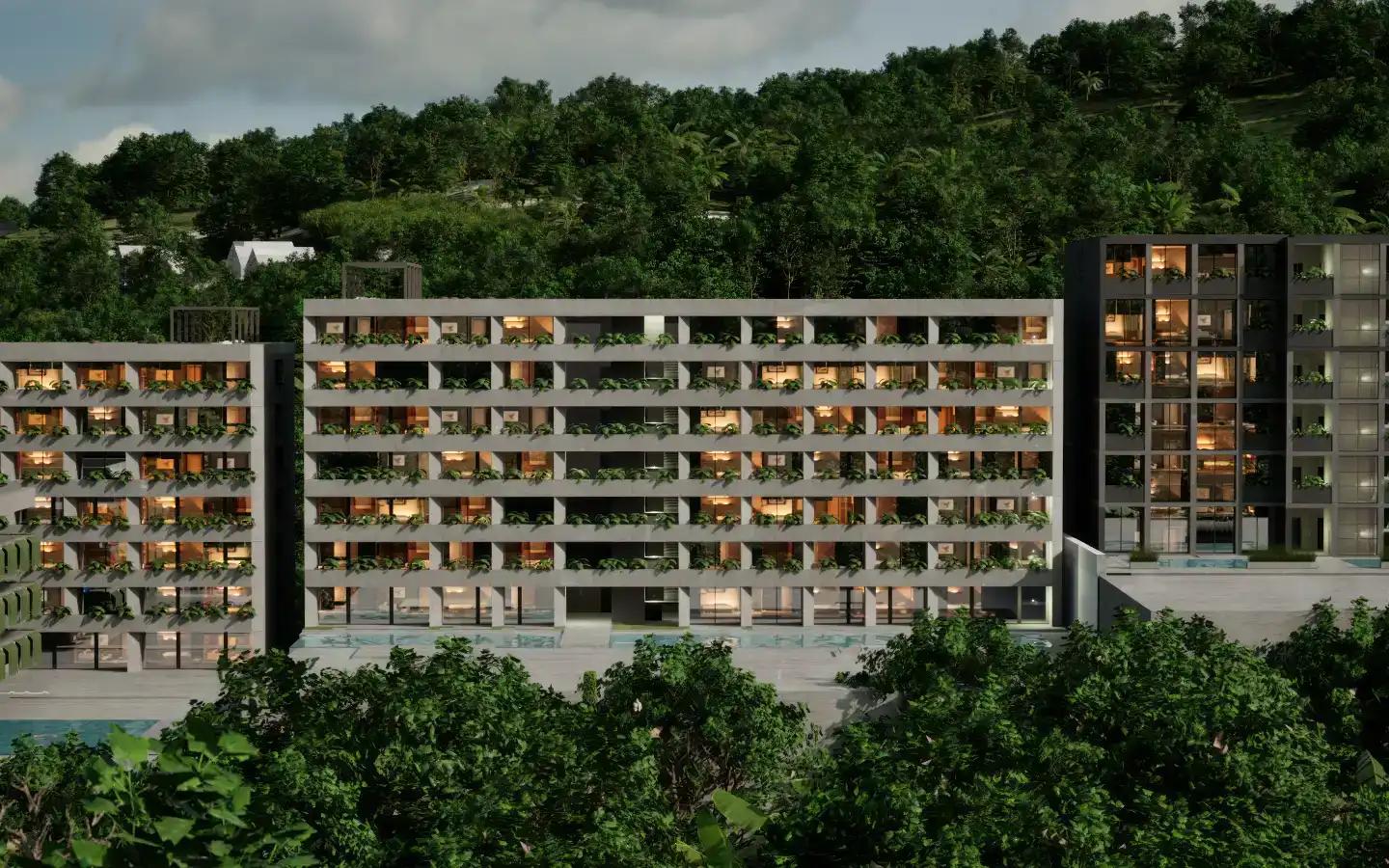 Interior view of Two Bedroom Condo for Sale in Serene Condominium Layan