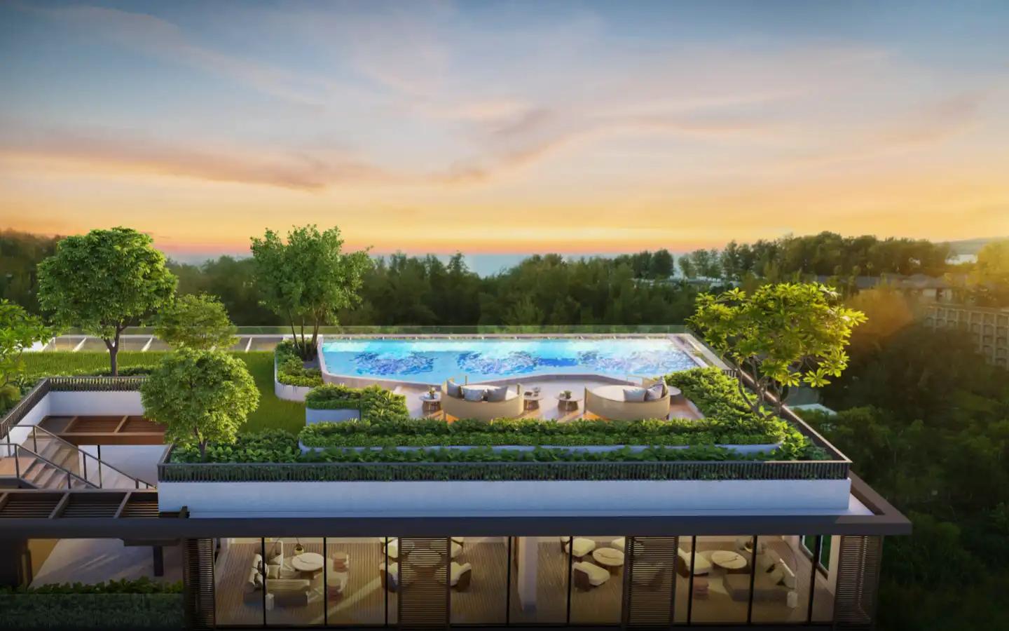 Interior view of 2 Bedroom Condo for Sale in So Origin Bangtao Beach, Phuket