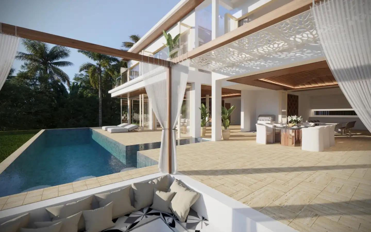View from 3 Bedroom Cohiba Valley View Villas for Sale in Layan Phuket