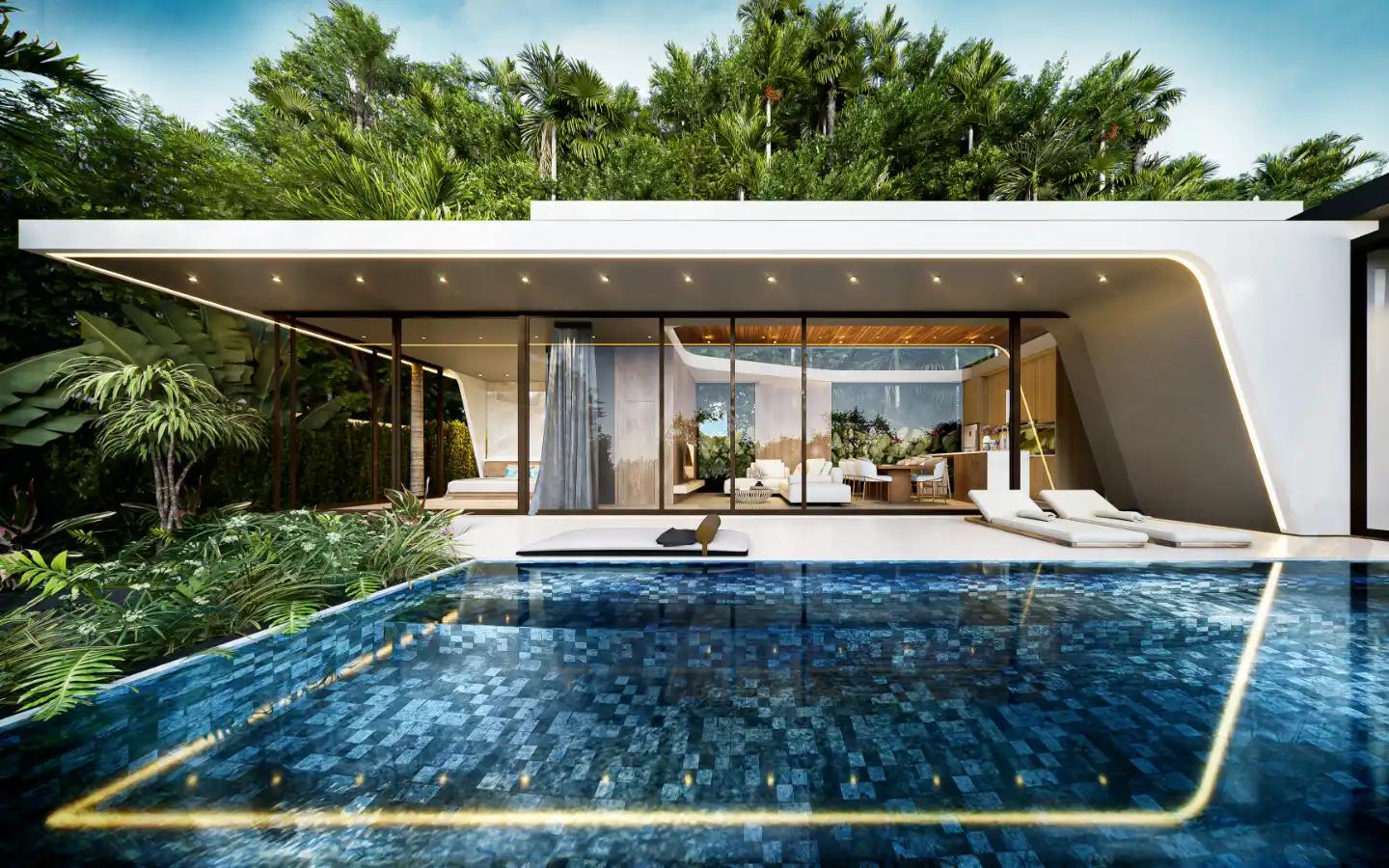 Interior view of 2 Bedroom Pool Villa for Sale in Aileen Villas Phase 6, Naithon