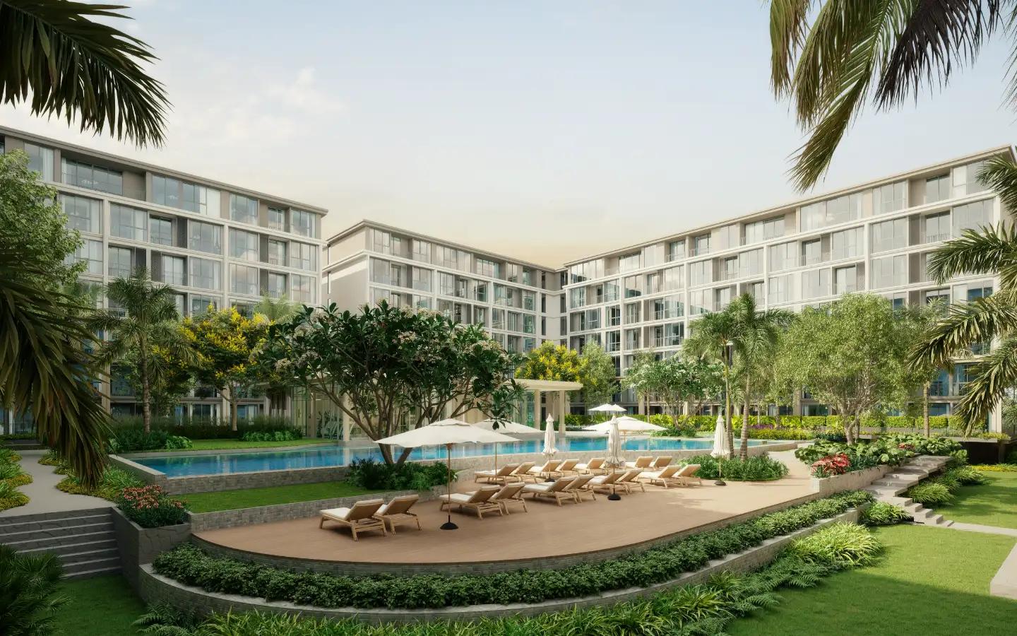 Interior view of 1 Bedroom Condo for Sale in The Ozone Signature Condominium, Bangtao - Type B