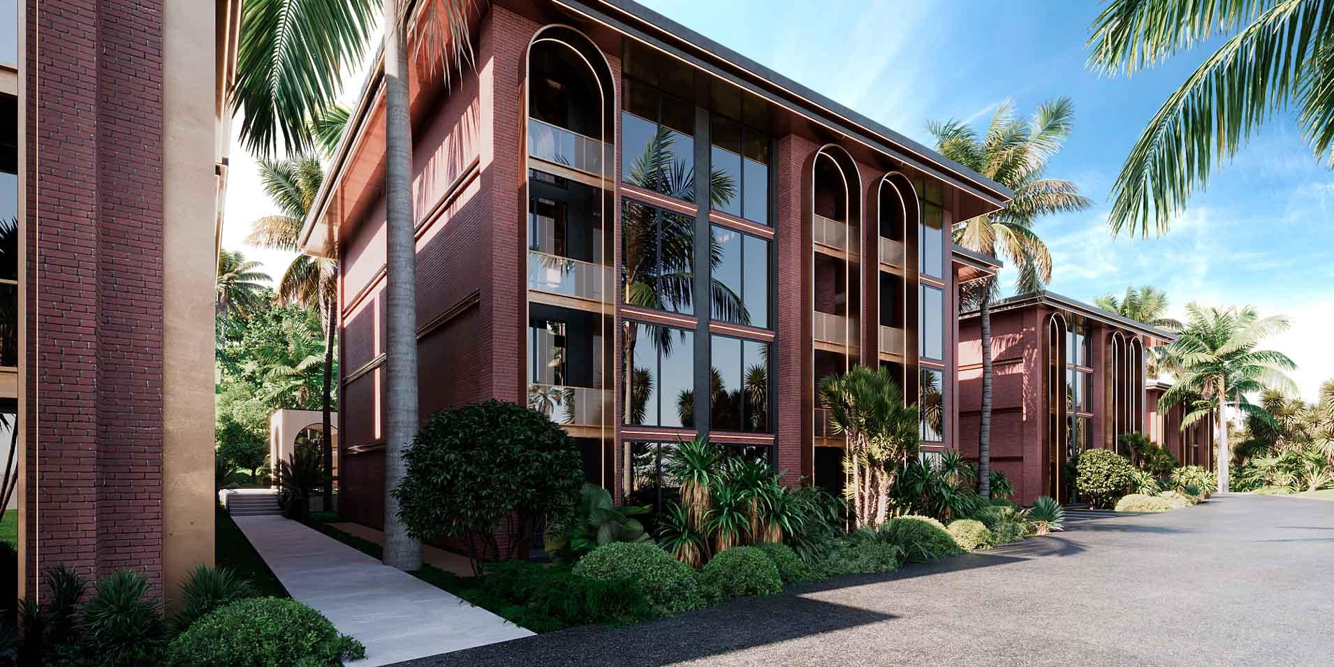 Exterior view of 1-Bed Investment Condo in Hennessy Residences - 100m from Karon Beach - 5-7% Rental Guarantee