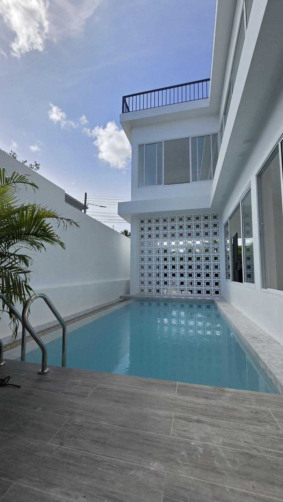 View from Brand New Rooftop Sea View Pool Villa for Sale in Sai Yuan, Naiharn