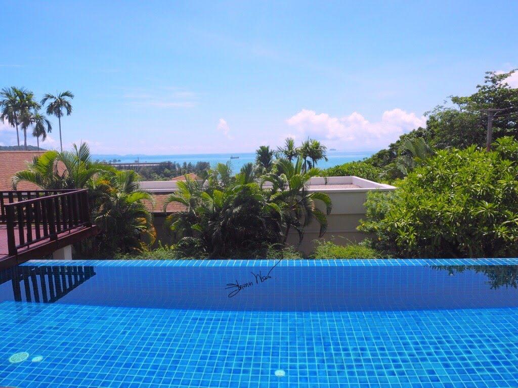 View from 4-Bedroom Sea View Villa with Private Pool on Cape Panwa, Phuket - 500m from Ao Yon Beach
