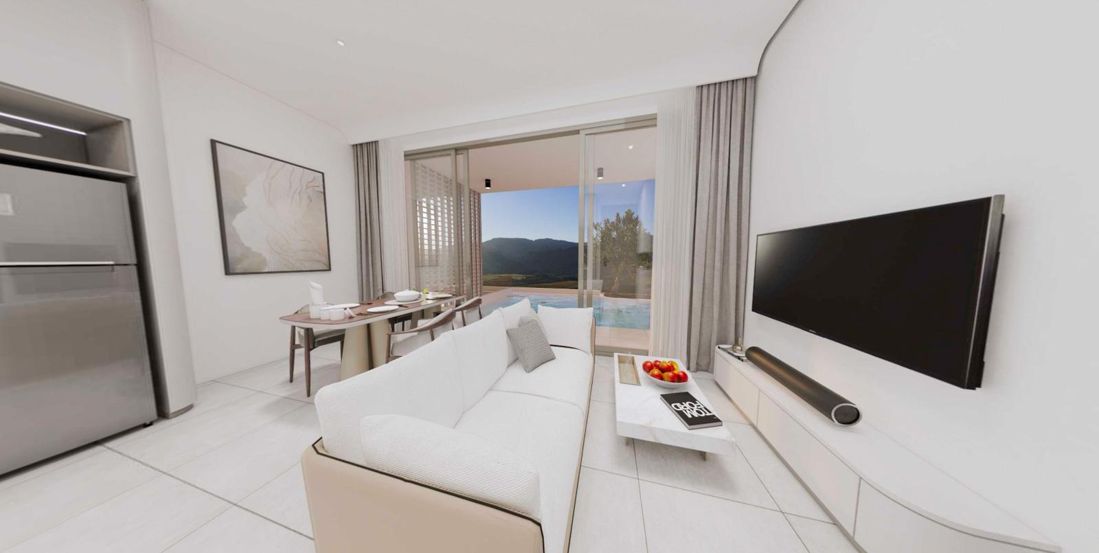 Luxury 1-Bed Mountain View Penthouse with Private Pool - The Element by Anocha, Kamala, Phuket