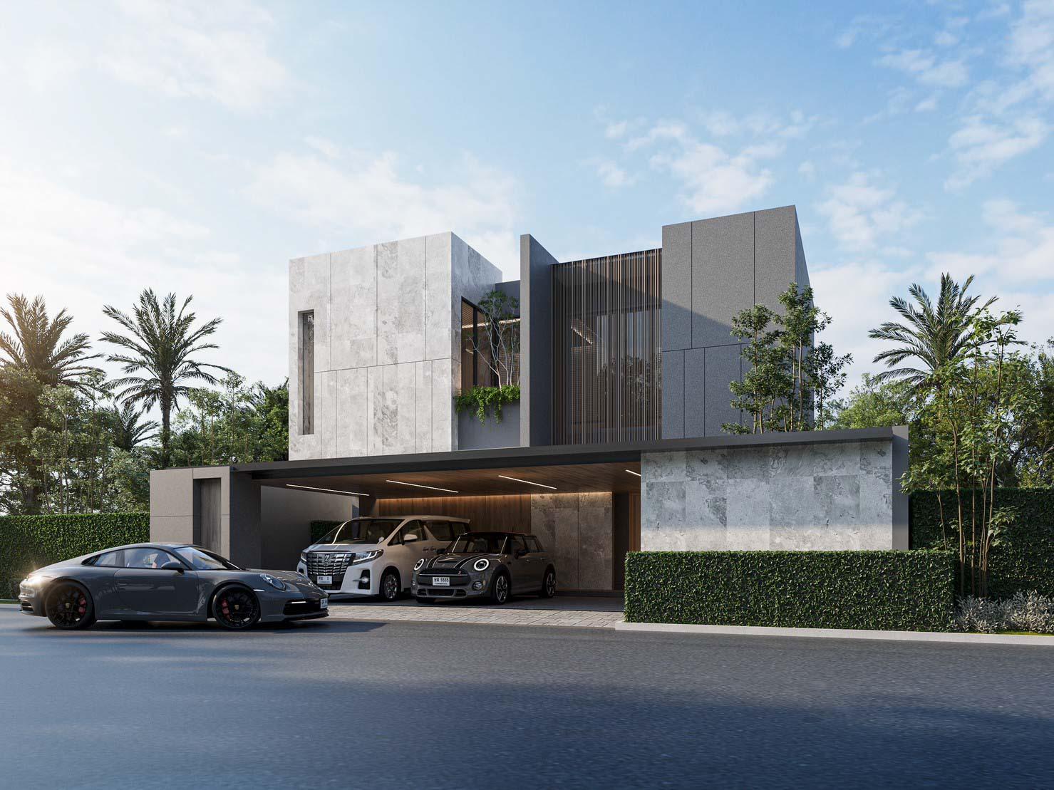 Modern Tropical Luxury 4-Bedroom Pool Villas in D'Chateau Kathu for Sale - Near Golf & International Schools