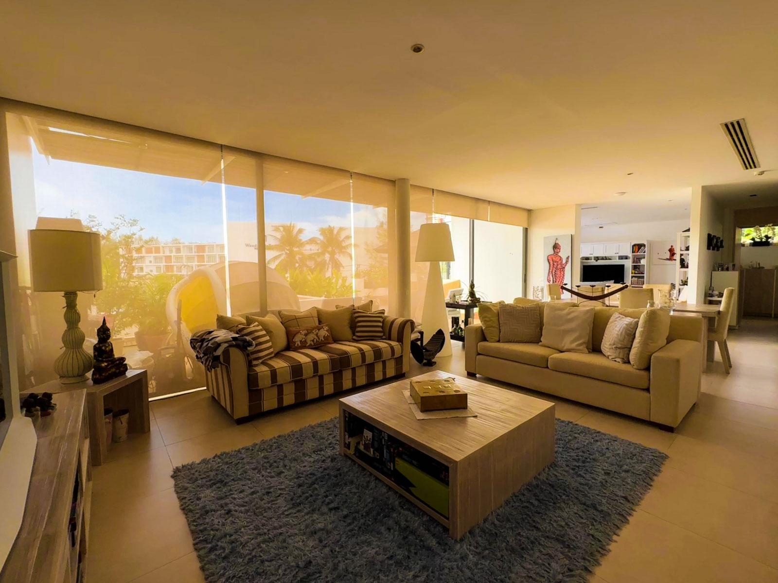 Exterior view of Tropical 2-Bedroom Condo for Sale in Lotus Gardens - Private Plunge Pool - 700m from Layan Beach