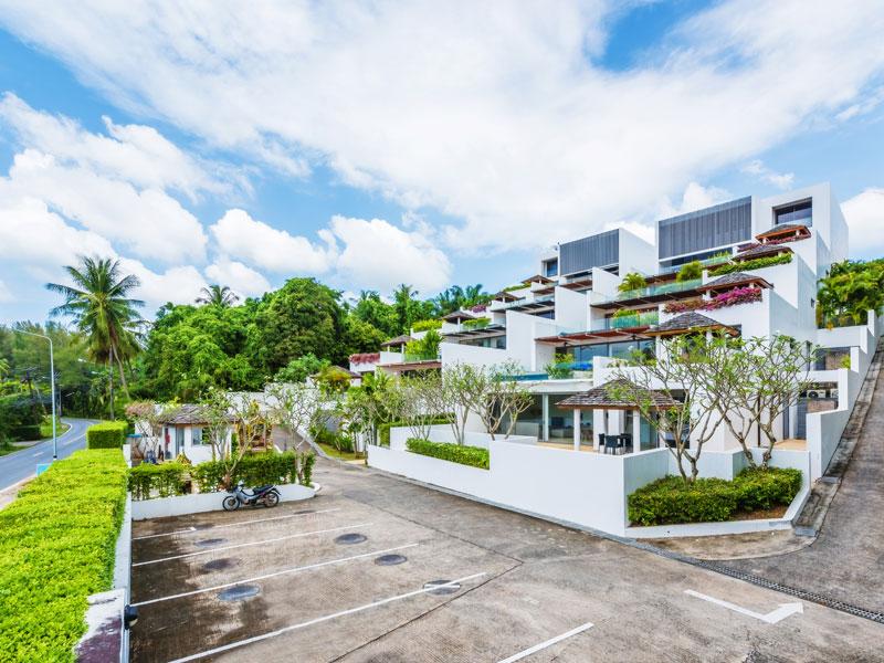 Exterior view of Tropical 2-Bedroom Condo for Sale in Lotus Gardens - Private Plunge Pool - 700m from Layan Beach