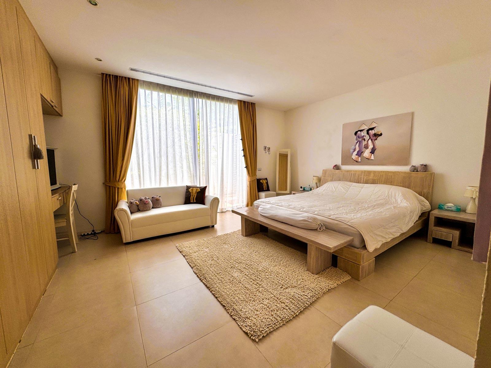 Exterior view of Tropical 2-Bedroom Condo for Sale in Lotus Gardens - Private Plunge Pool - 700m from Layan Beach