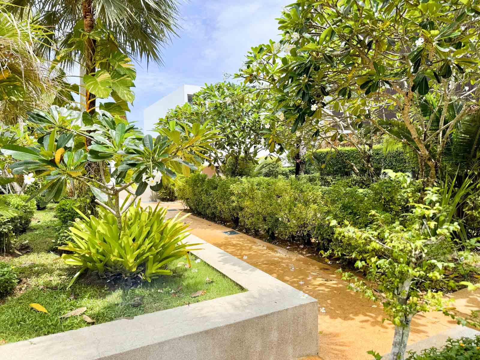 Exterior view of Tropical 2-Bedroom Condo for Sale in Lotus Gardens - Private Plunge Pool - 700m from Layan Beach