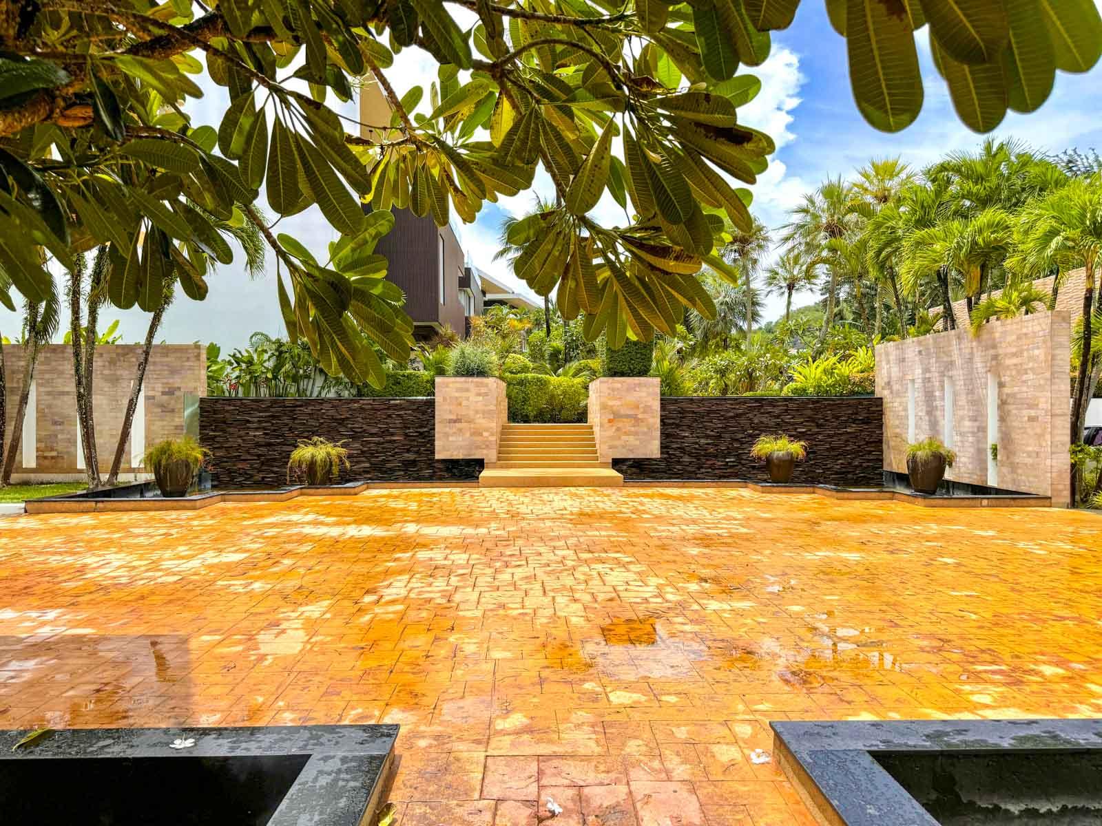 Exterior view of Tropical 2-Bedroom Condo for Sale in Lotus Gardens - Private Plunge Pool - 700m from Layan Beach