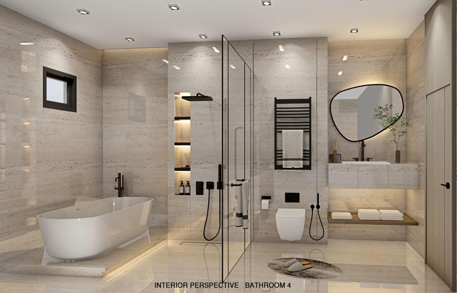 Interior view of Modern 3-Bedroom Glory Green Hills Villa for Sale in Thalang, Phuket