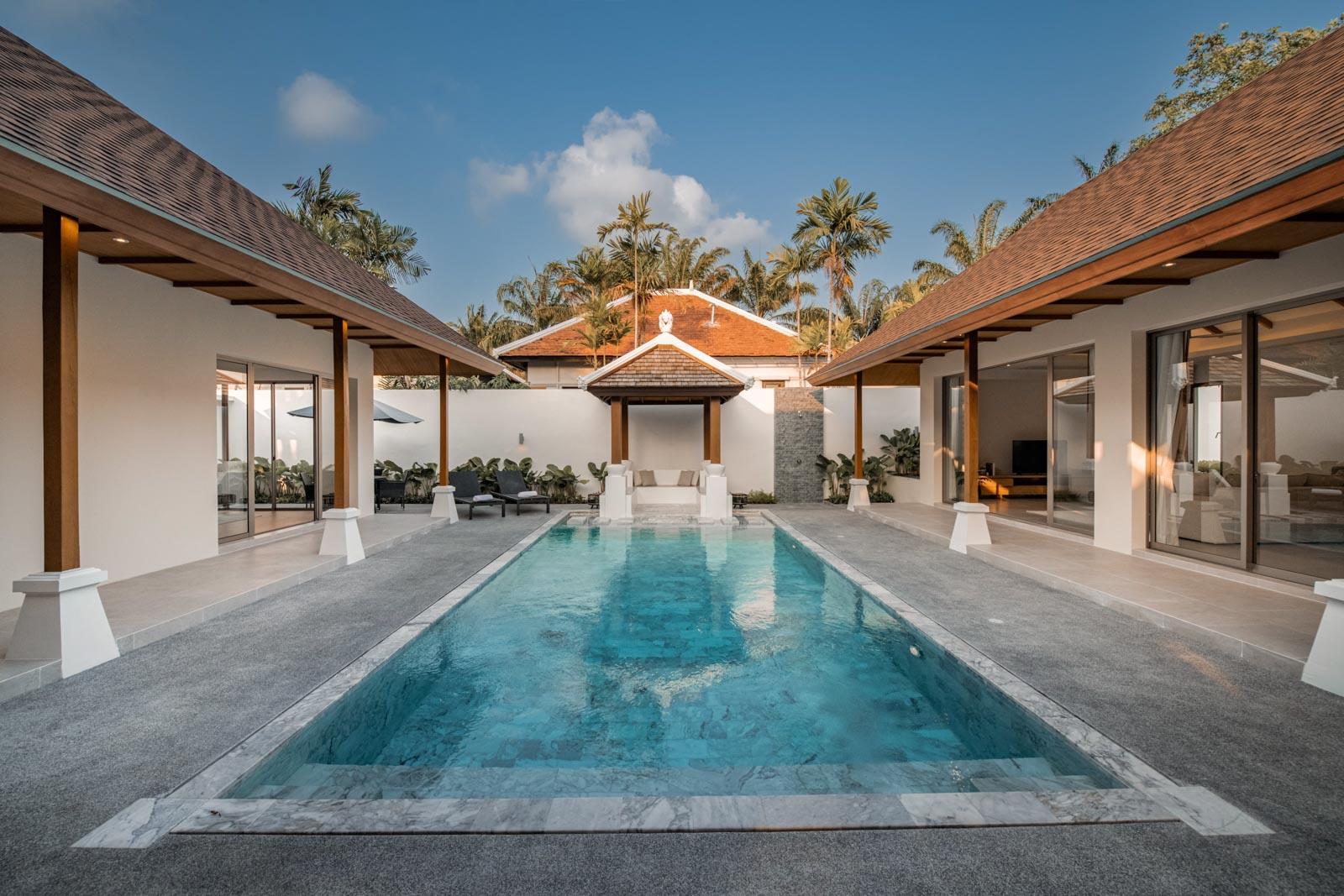 Exterior view of Villa Granara - 3+1 Bedroom Cherngtalay Villa for Sale in Gardens by Vichara