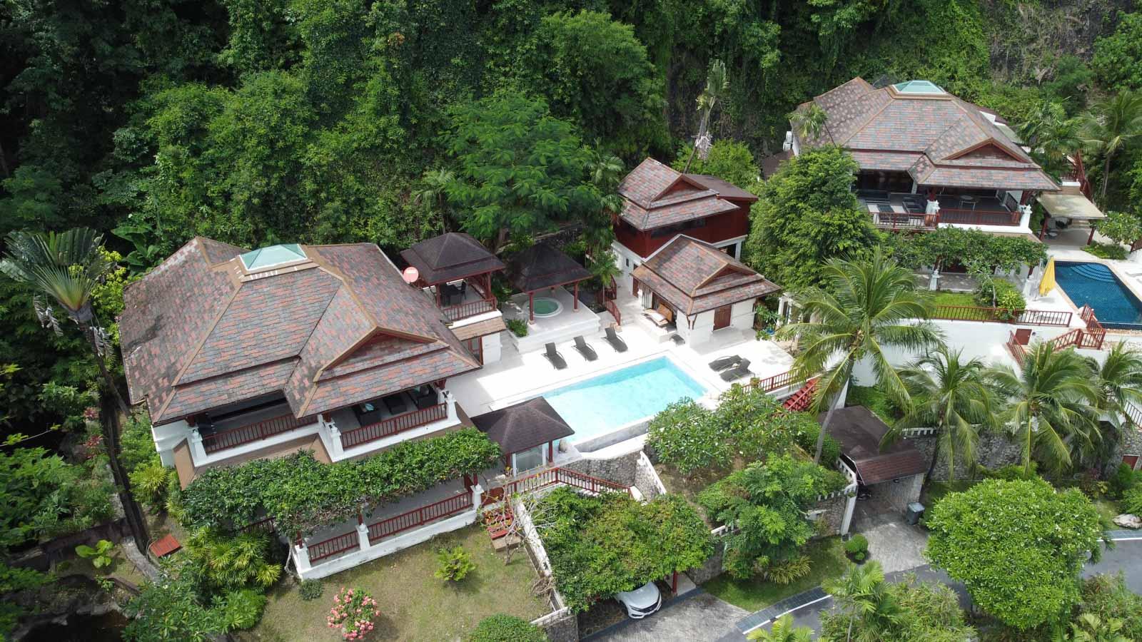 View from Iconic Hilltop 5-Bedroom Sea View Villa in L'Orchidee, Kalim - 500m from Beach