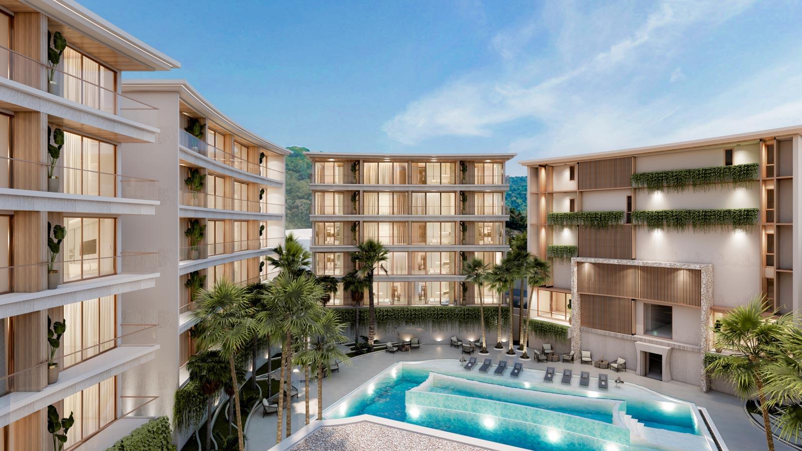 1-Bedroom Phuket Hotel Investment Residence - The Trees Residence Bangtao Beach