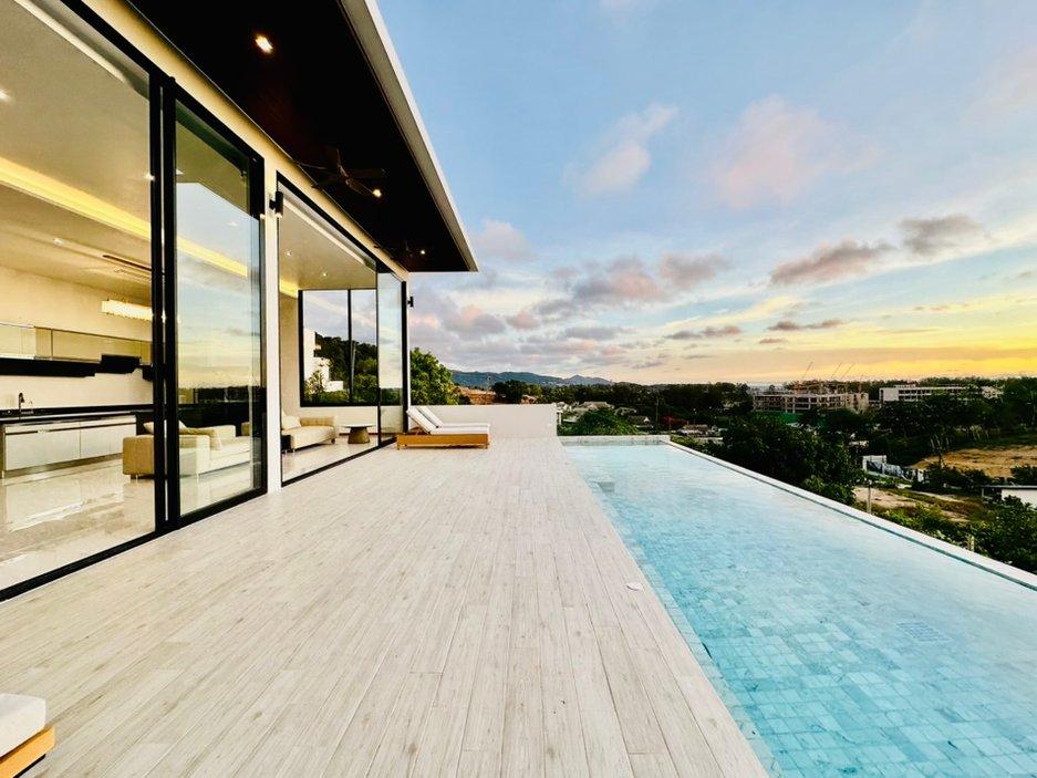 Exterior view of 5 Bedroom Brand New Modern Villa in Ocean Hills Phuket - Type C