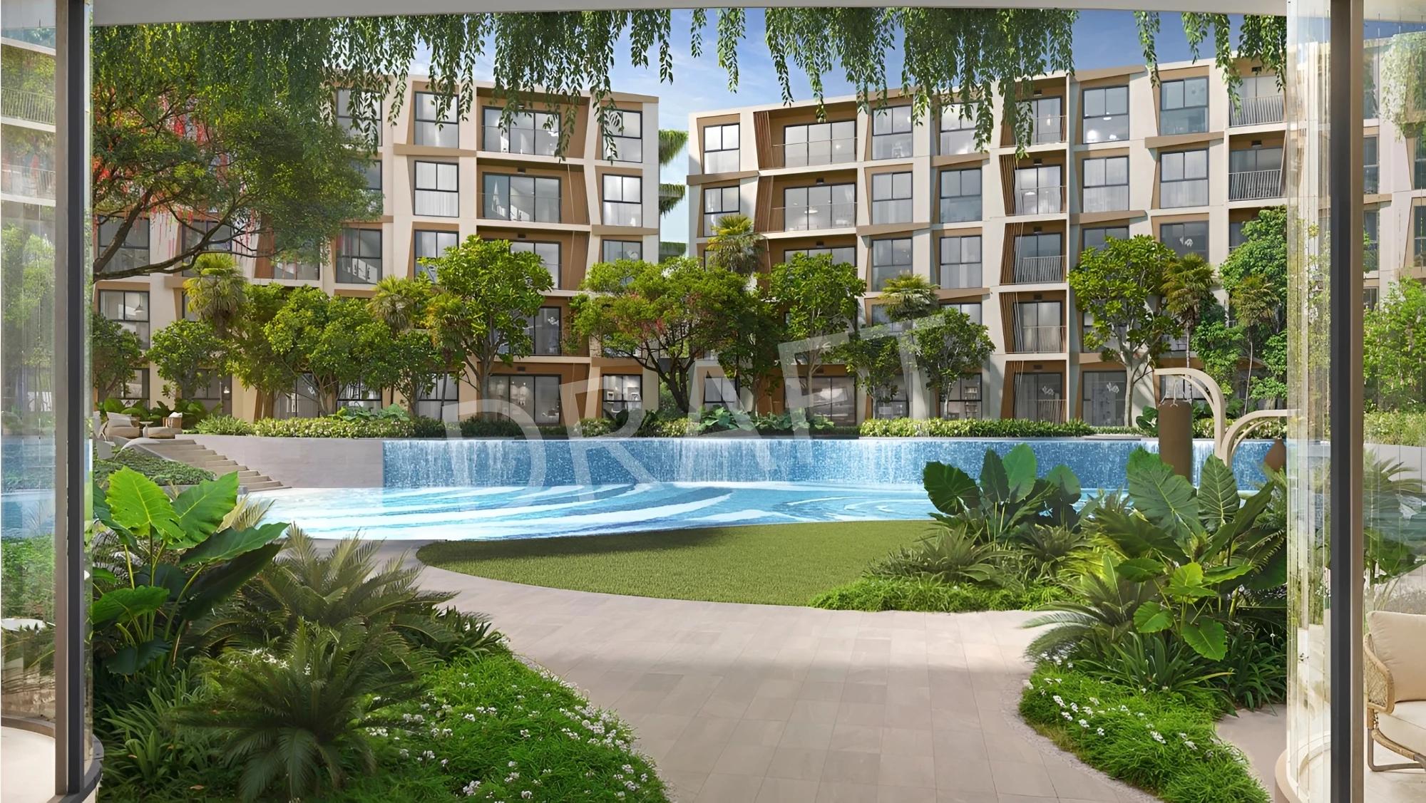 Exterior view of Rhea by Sansiri 2-Bedroom Condo for Sale in Surin