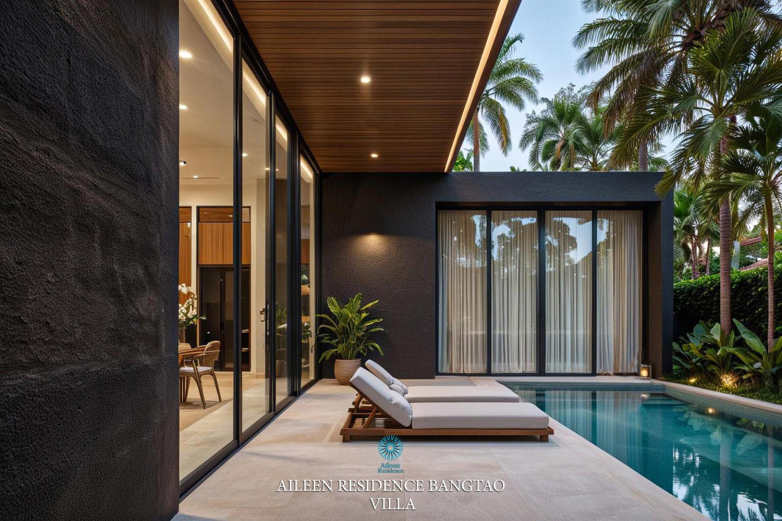 Interior view of Aileen Residences Lagoon – 3-Bedroom Phuket Pool Villas for Sale