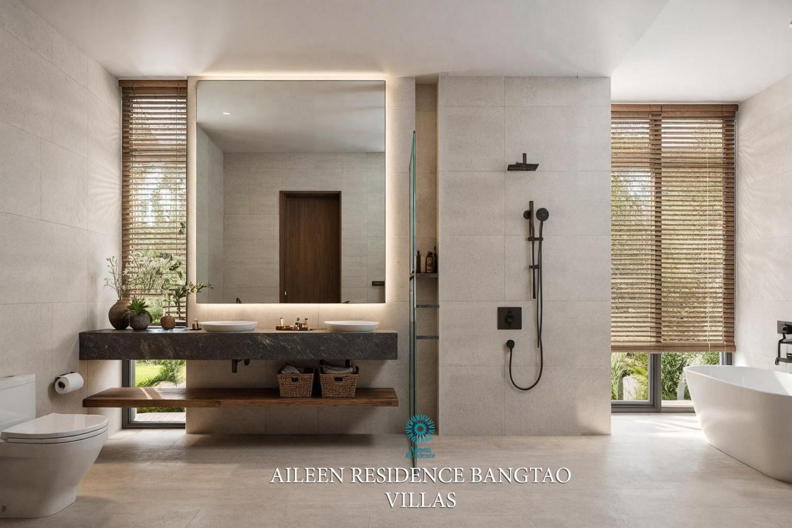 Interior view of Aileen Residences Lagoon – 3-Bedroom Phuket Pool Villas for Sale