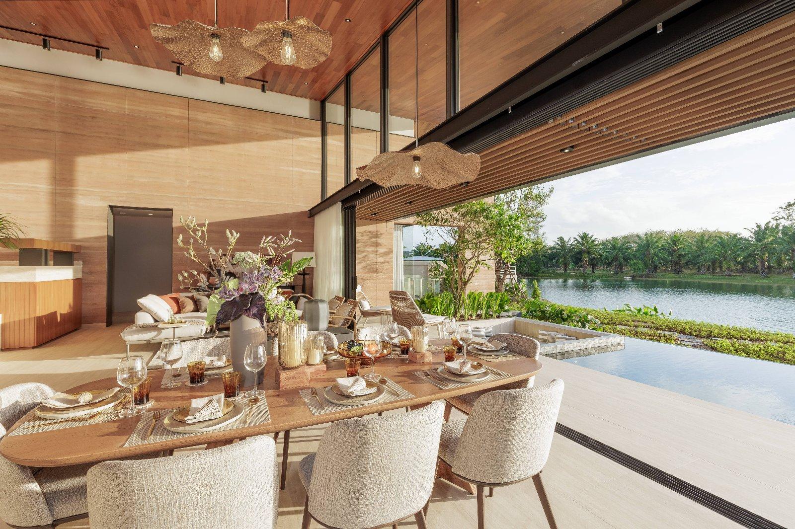 Interior view of Lakefront 3-Bedroom Pool Villa for Sale in Serrana Villas, Ban Manik, Phuket