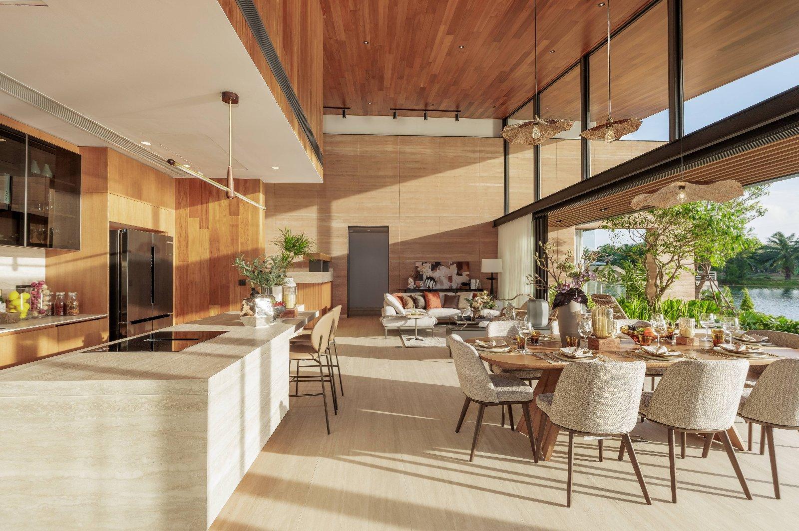 Interior view of Lakefront 3-Bedroom Pool Villa for Sale in Serrana Villas, Ban Manik, Phuket