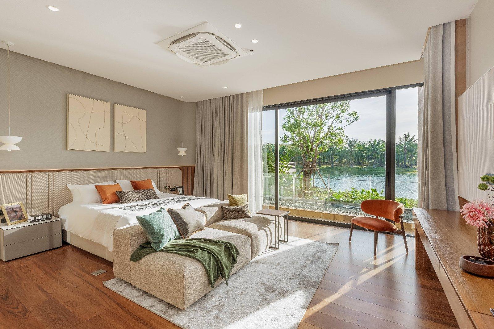 Interior view of Lakefront 3-Bedroom Pool Villa for Sale in Serrana Villas, Ban Manik, Phuket