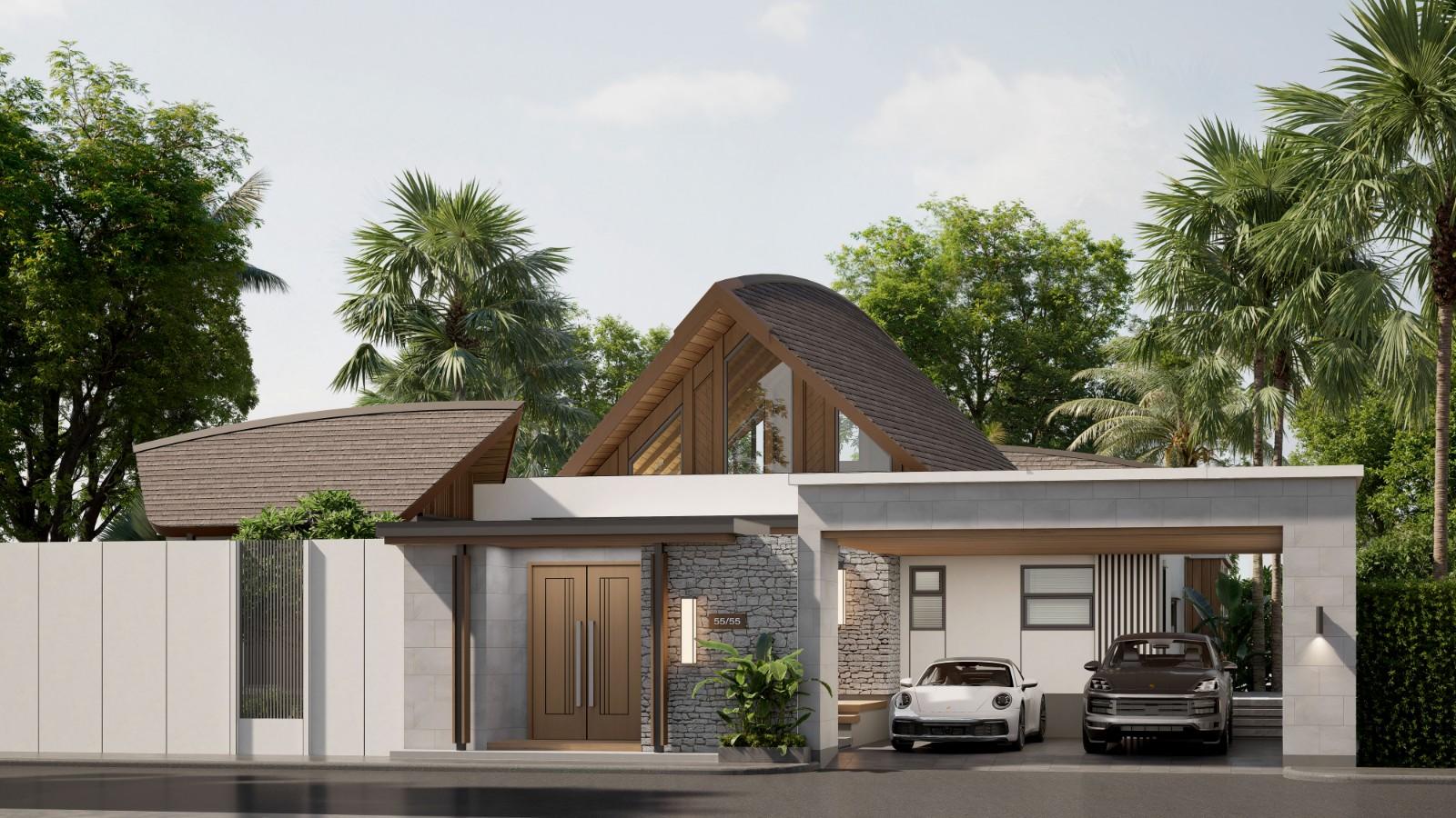 Interior view of Verdana Villas – Modern 4-Bedroom Private Pool Villas in Pru Jampa, Phuket