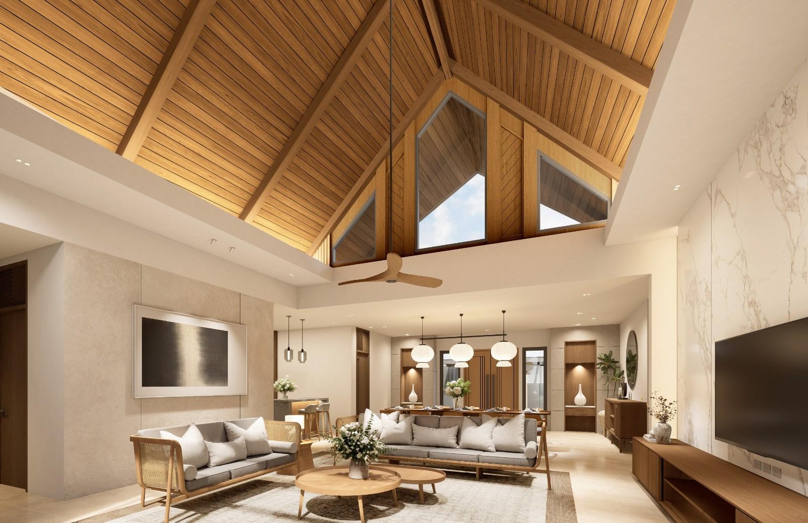 Interior view of Verdana Villas – Modern 4-Bedroom Private Pool Villas in Pru Jampa, Phuket