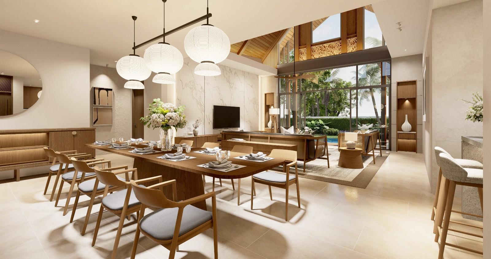 Interior view of Verdana Villas – Modern 4-Bedroom Private Pool Villas in Pru Jampa, Phuket