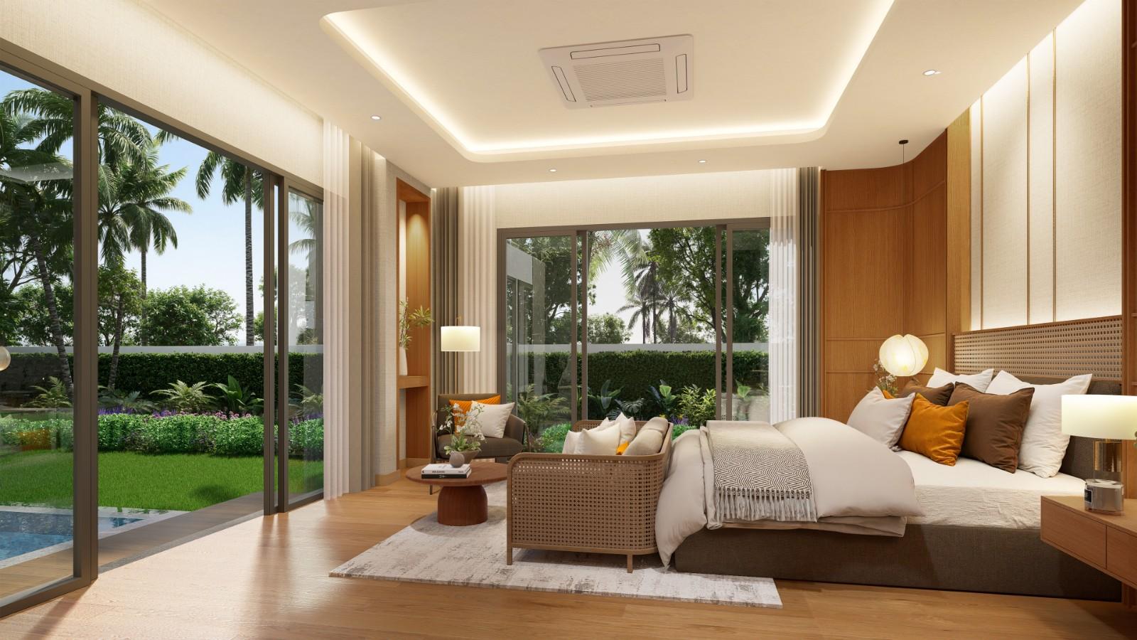 Interior view of Verdana Villas – Modern 4-Bedroom Private Pool Villas in Pru Jampa, Phuket