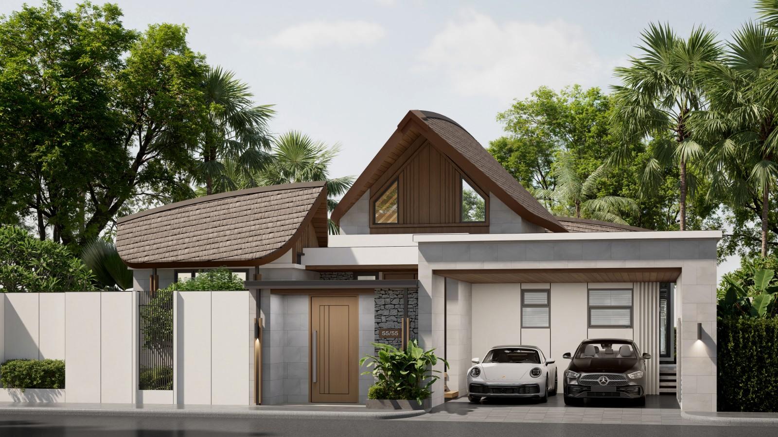 Interior view of Verdana Villas – Modern 3-Bedroom Private Pool Villas in Pru Jampa, Phuket