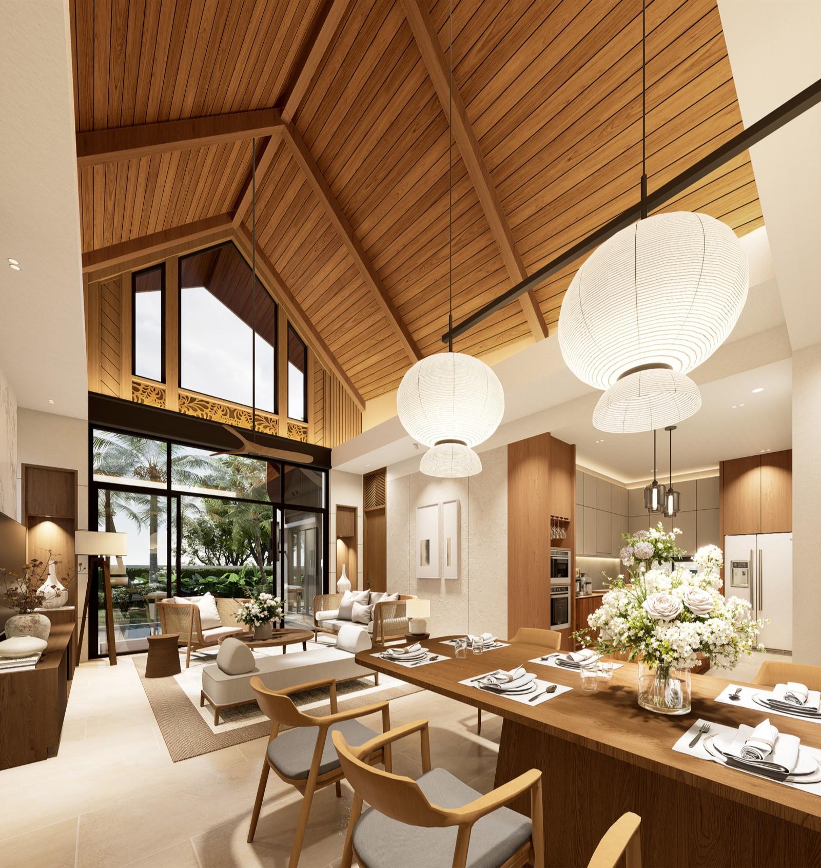 Interior view of Verdana Villas – Modern 3-Bedroom Private Pool Villas in Pru Jampa, Phuket