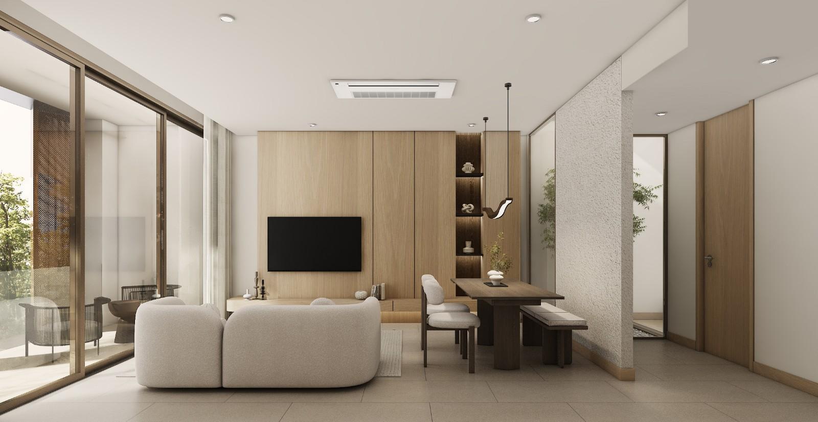 Exterior view of The Zero Naiyang Silhoutte Studio Condos Near Beach - Eco-Friendly