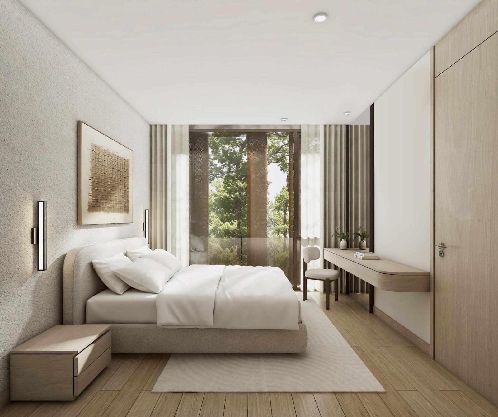 Exterior view of The Zero Naiyang Silhoutte Studio Condos Near Beach - Eco-Friendly