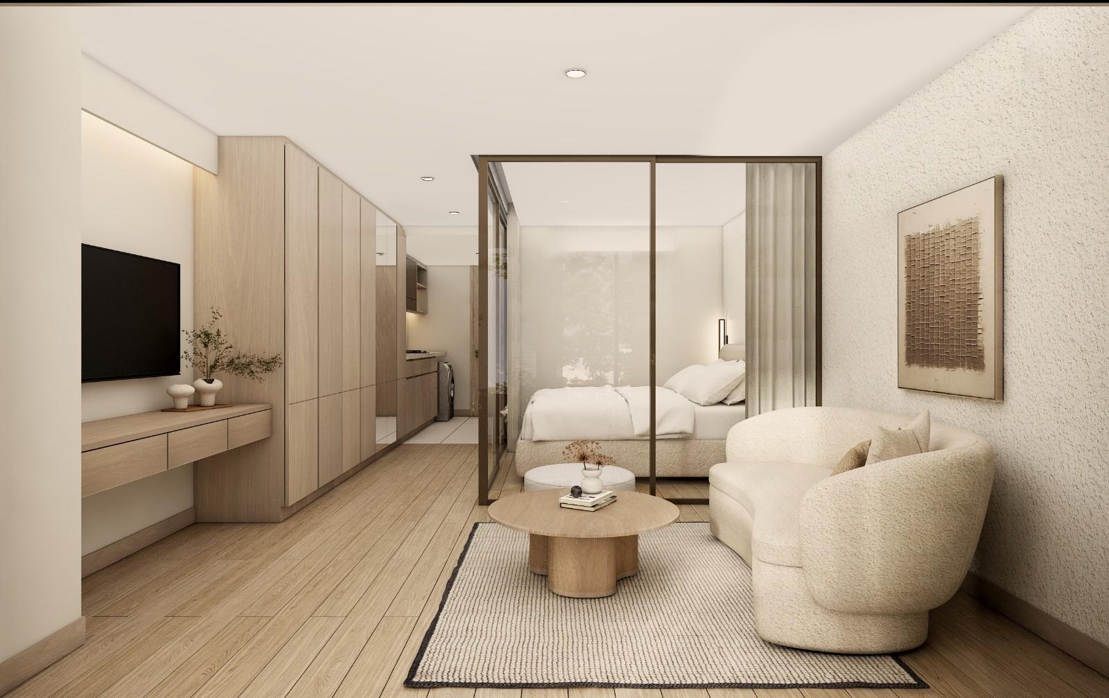 Interior view of Zero Naiyang – Eco-Friendly Large 1-Bedroom+ Condos Near Beach