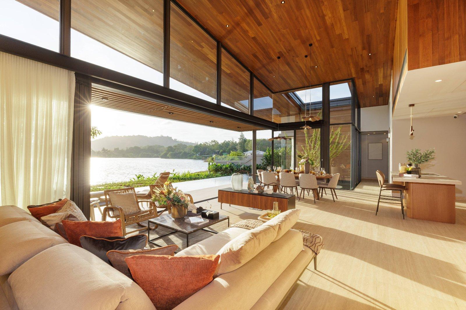 Interior view of Lakefront 4-Bedroom Pool Villa for Sale in Serrana Villas, Ban Manik, Phuket