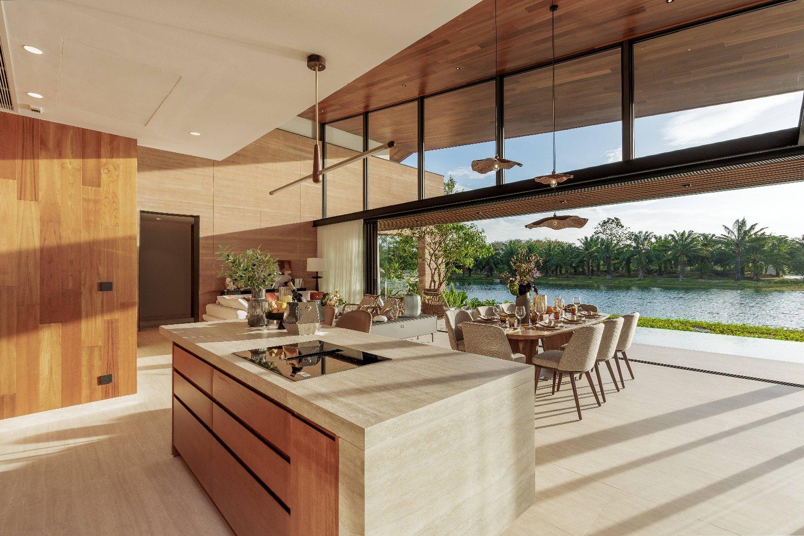 Interior view of Lakefront 4-Bedroom Pool Villa for Sale in Serrana Villas, Ban Manik, Phuket