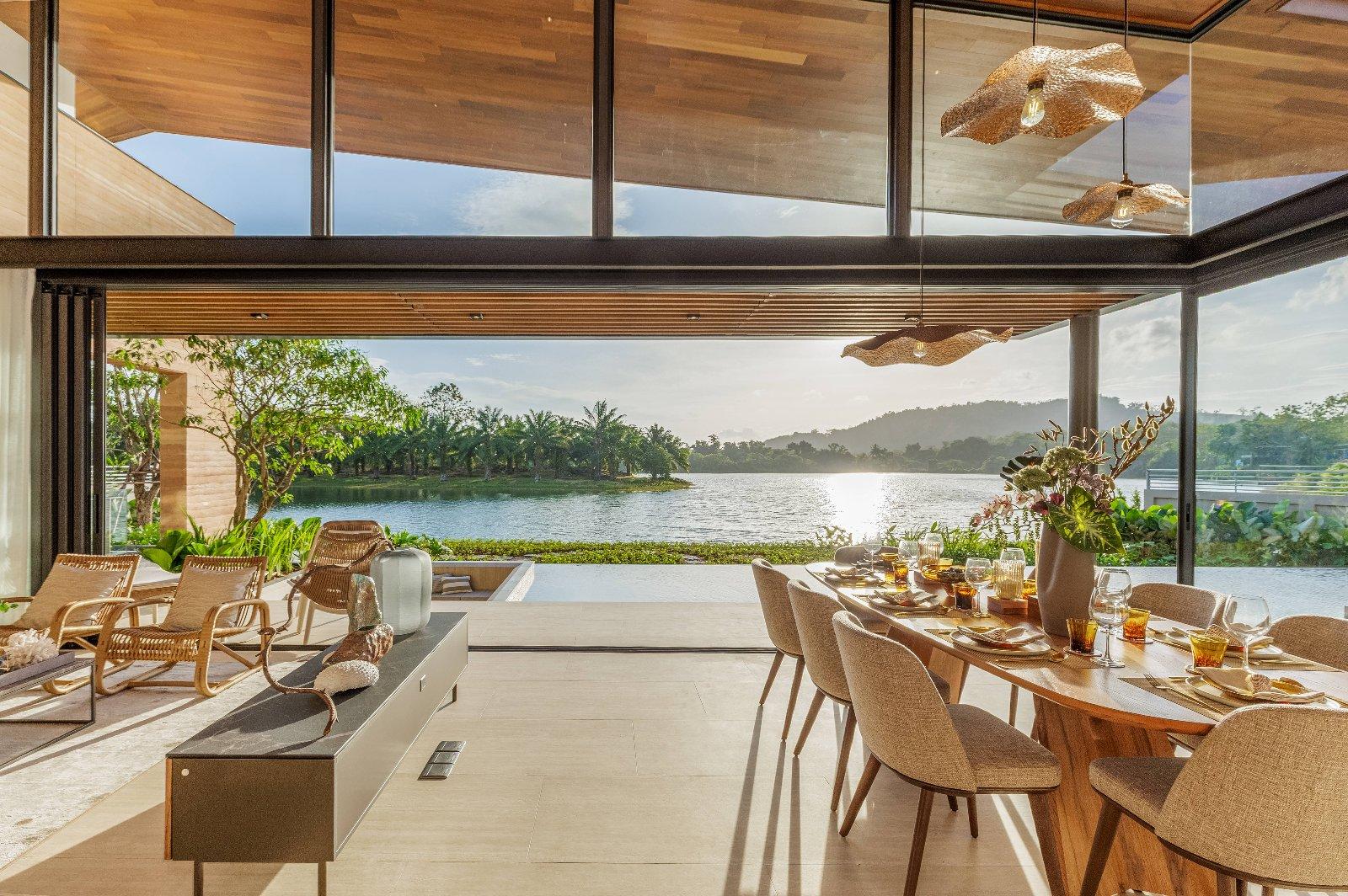 Interior view of Lakefront 4-Bedroom Pool Villa for Sale in Serrana Villas, Ban Manik, Phuket