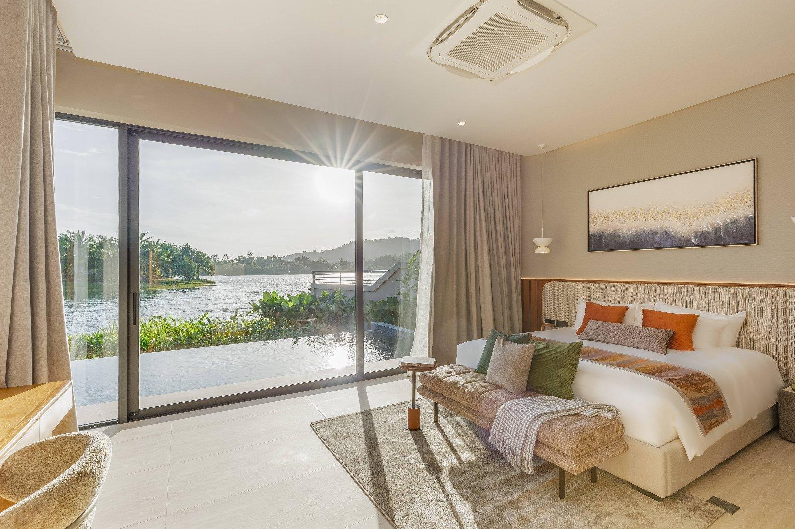 Interior view of Lakefront 4-Bedroom Pool Villa for Sale in Serrana Villas, Ban Manik, Phuket