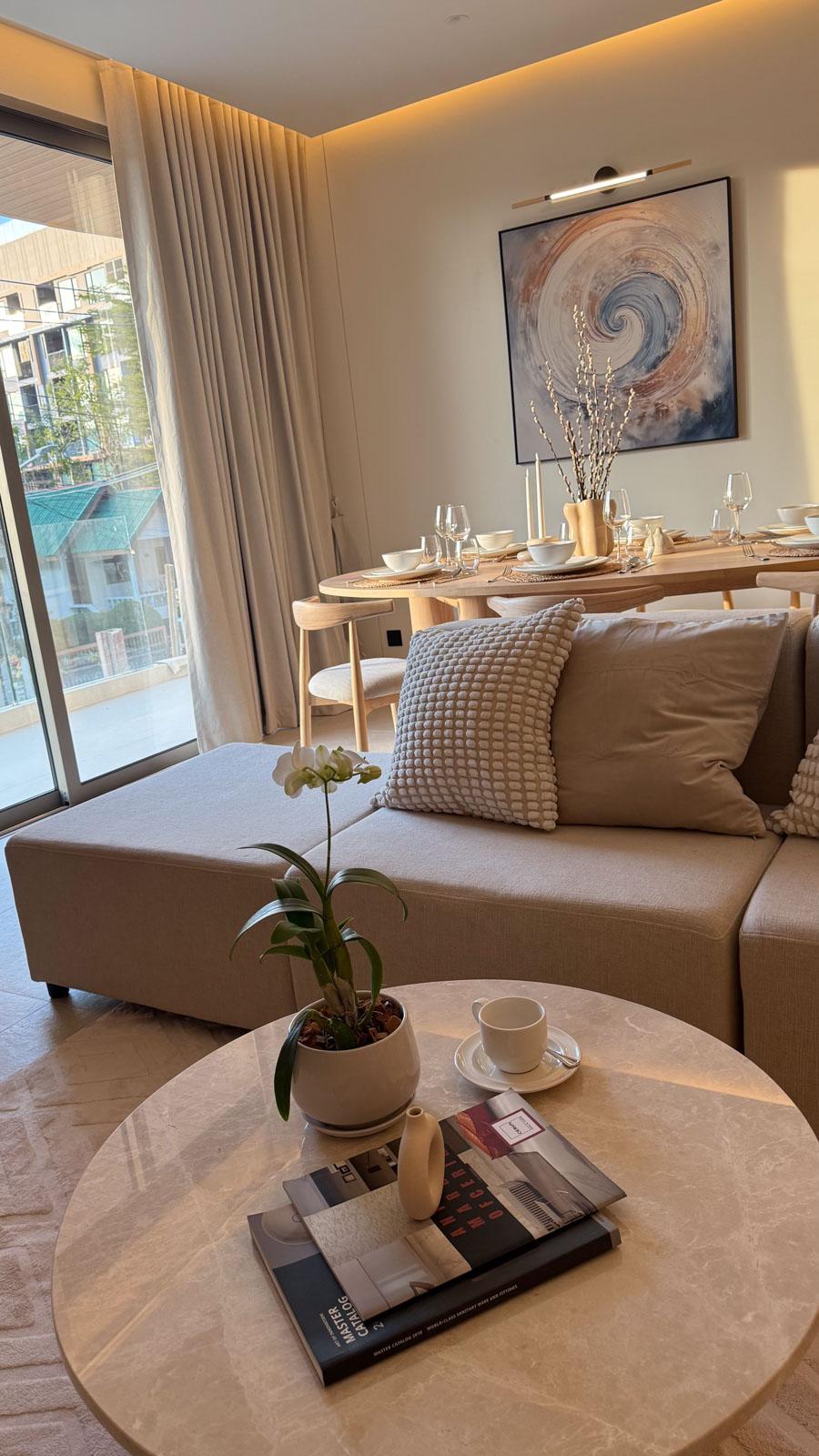 Interior view of 2-Bedroom Sea View Condo - Surin Top Condominium - Surin Beach, Phuket