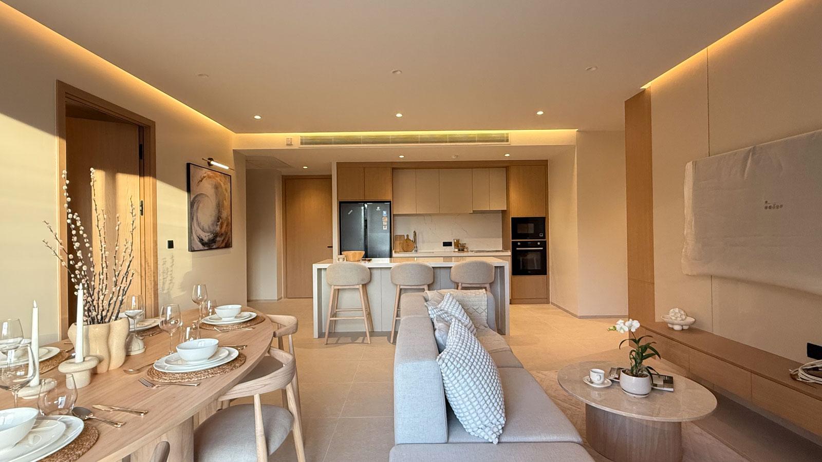 Interior view of 2-Bedroom Sea View Condo - Surin Top Condominium - Surin Beach, Phuket