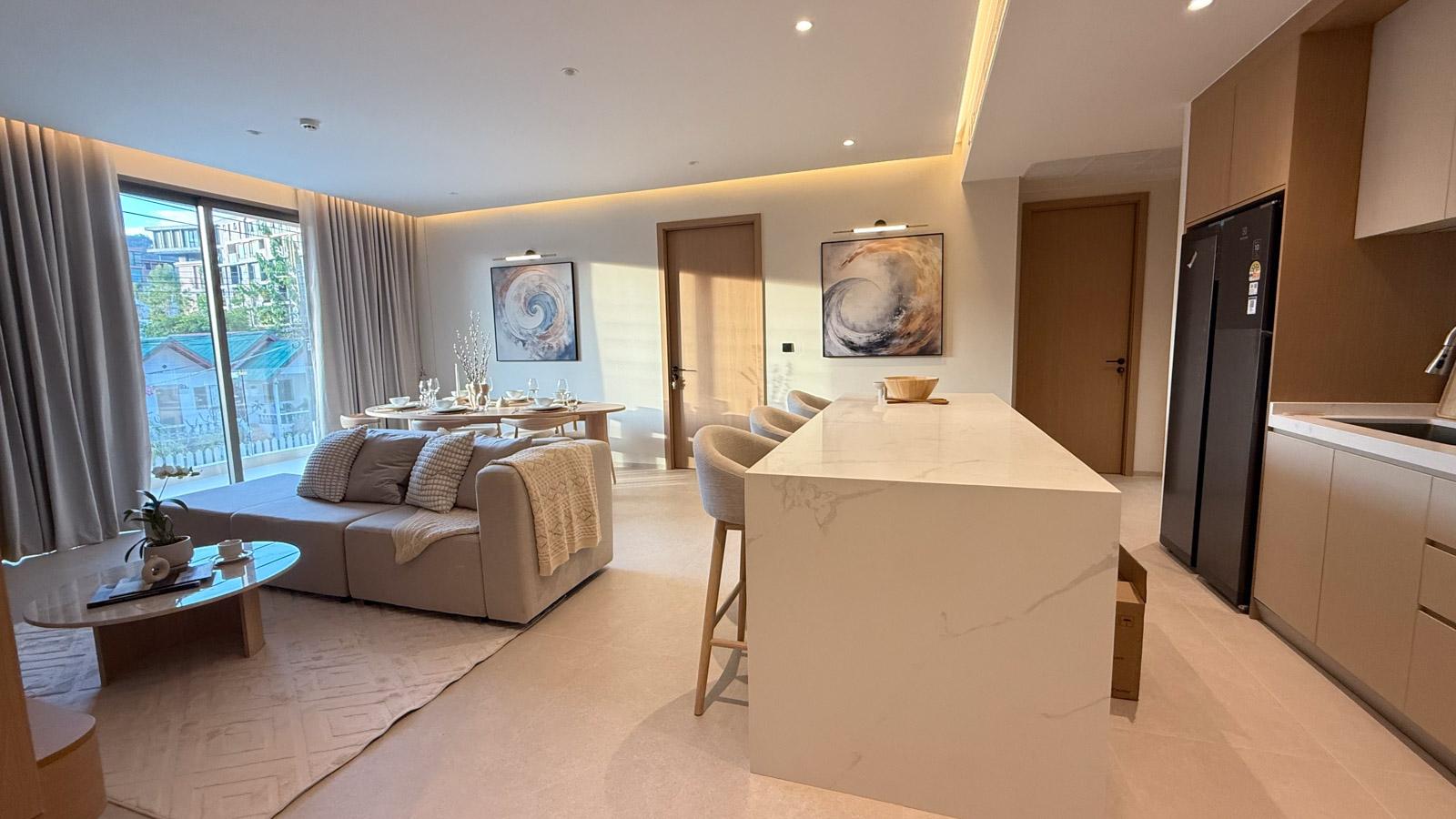 Interior view of 3-Bedroom Sea View Condo - Surin Top Condominium - Surin Beach, Phuket