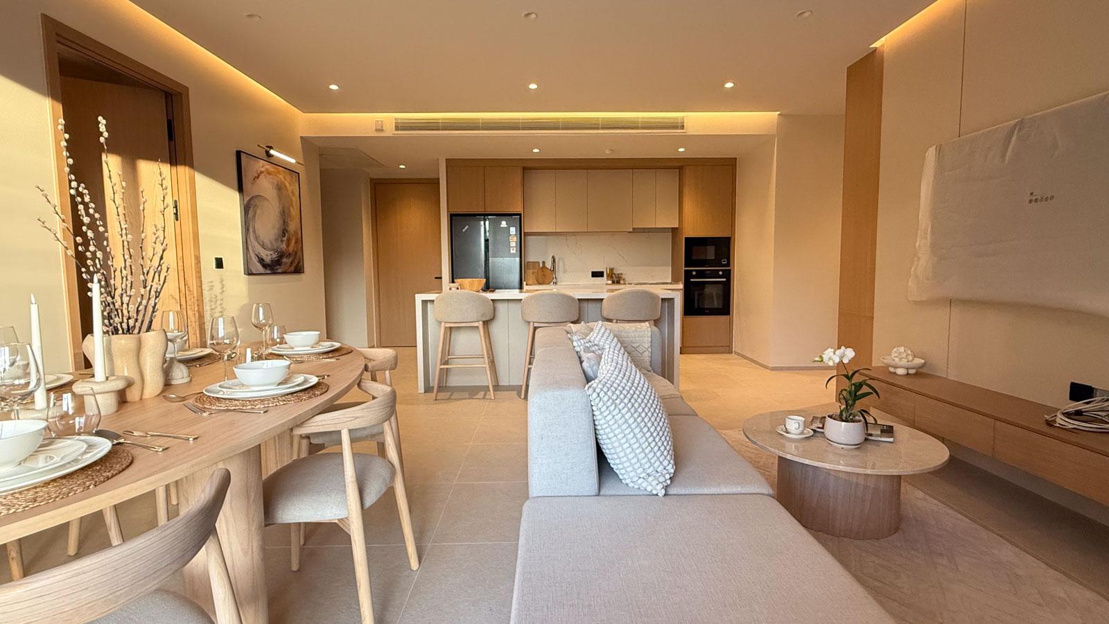 Interior view of 3-Bedroom Sea View Condo - Surin Top Condominium - Surin Beach, Phuket