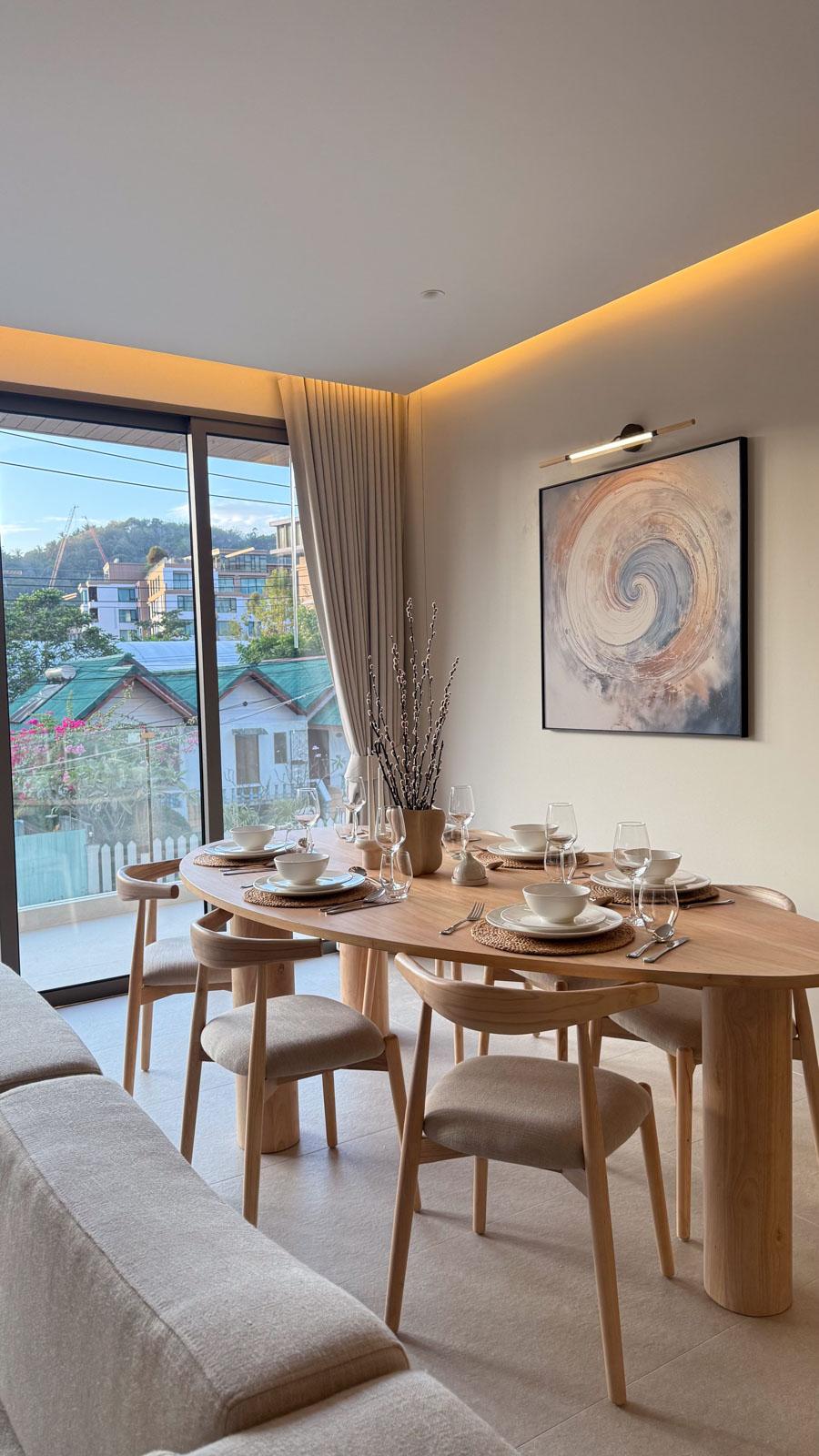 Interior view of 3-Bedroom Sea View Condo - Surin Top Condominium - Surin Beach, Phuket