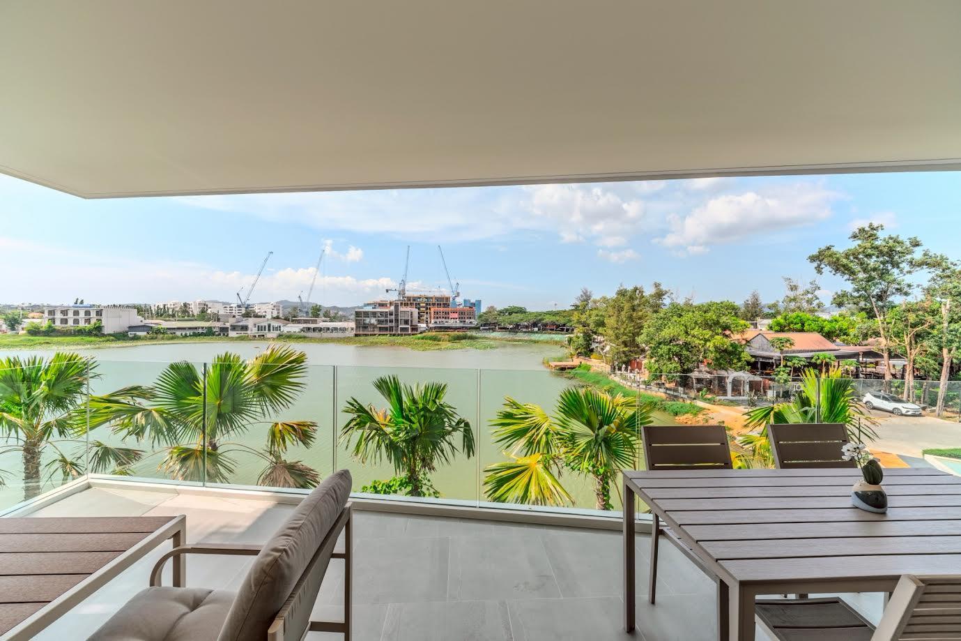 Interior view of Luxury Waterfront 2-Bedroom Resale Condo - Brand New Unit at The Aqua Phuket